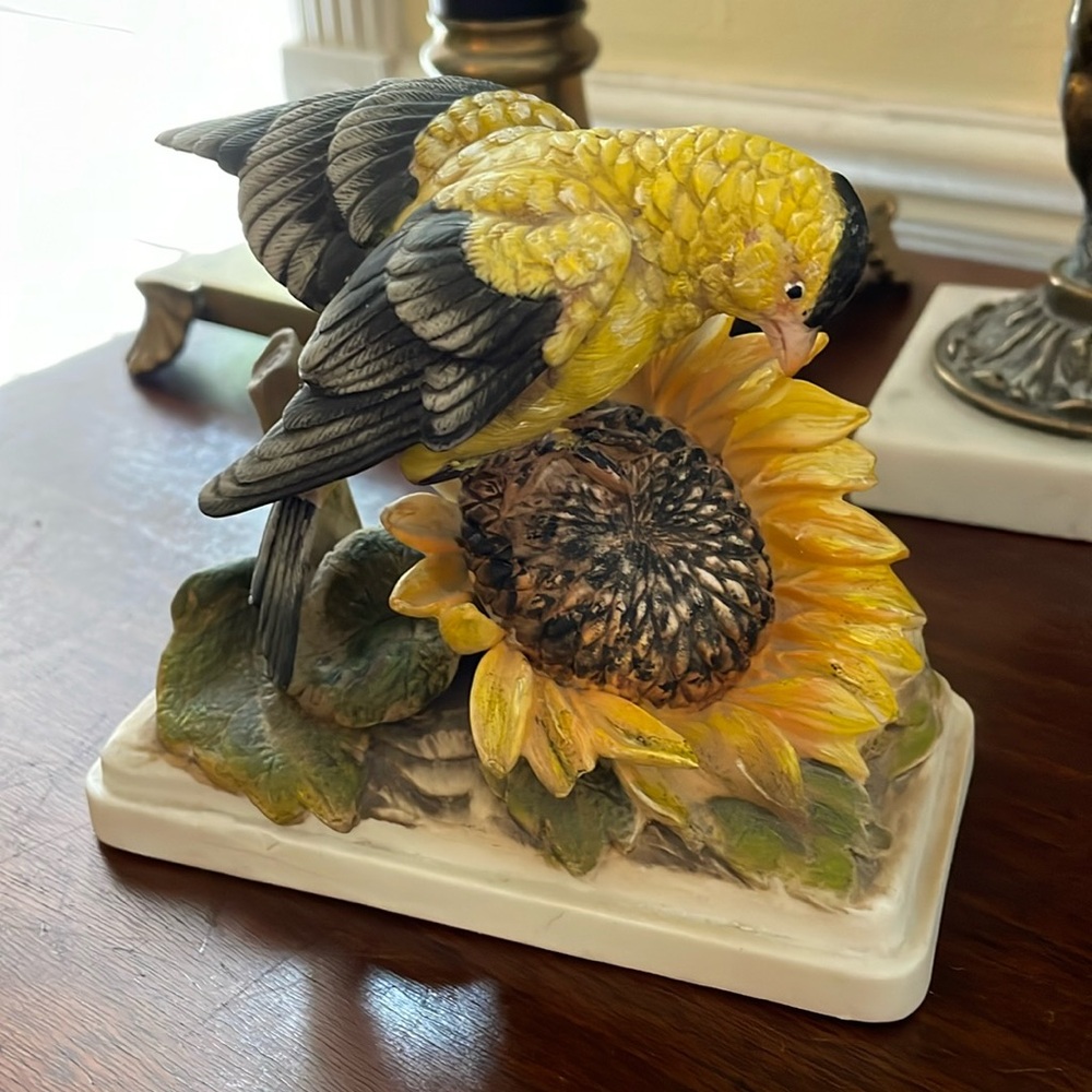 Golden Finch figurine